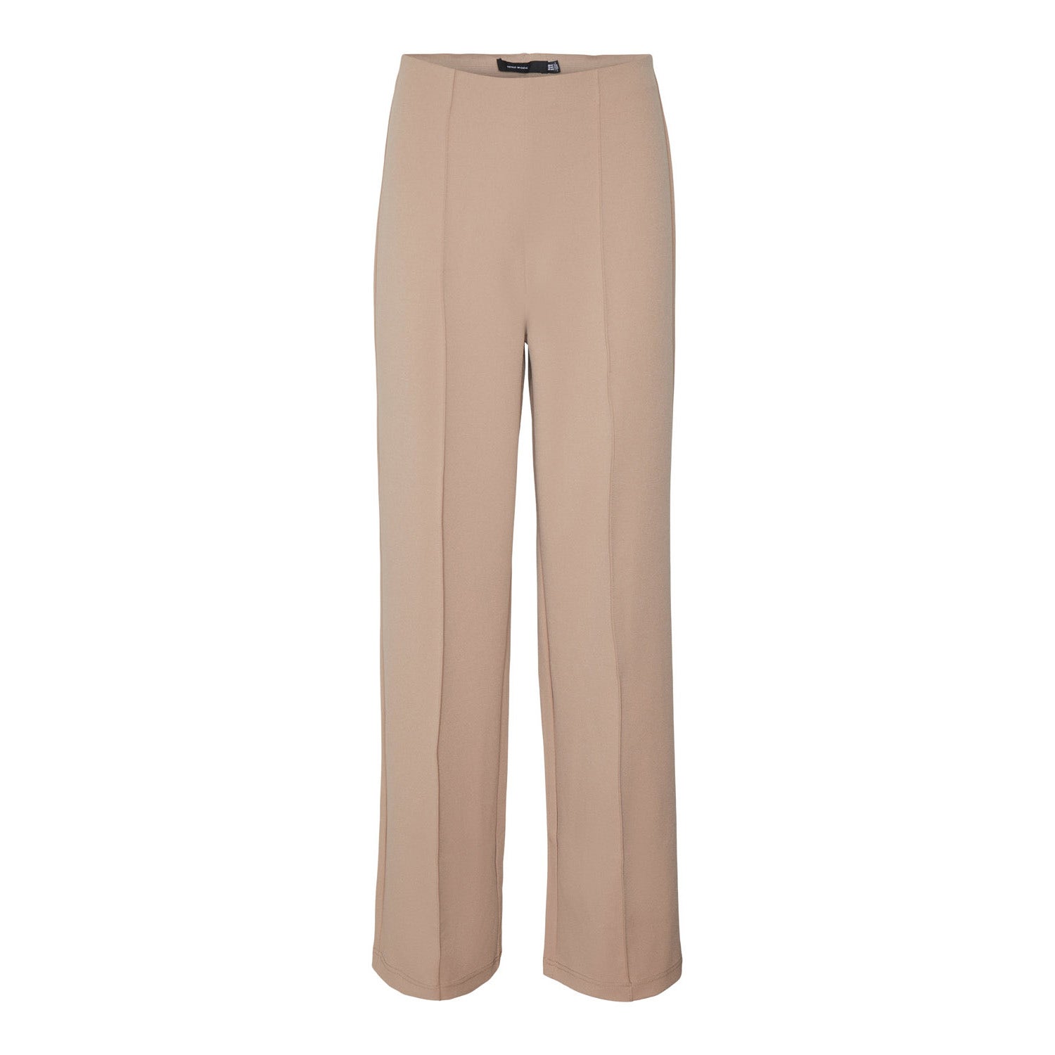 Vero Moda Broek Vmbecky Hw Wide Pull On Pant Noos 10257168 Silver Mink Dames Maat - W34 X L32