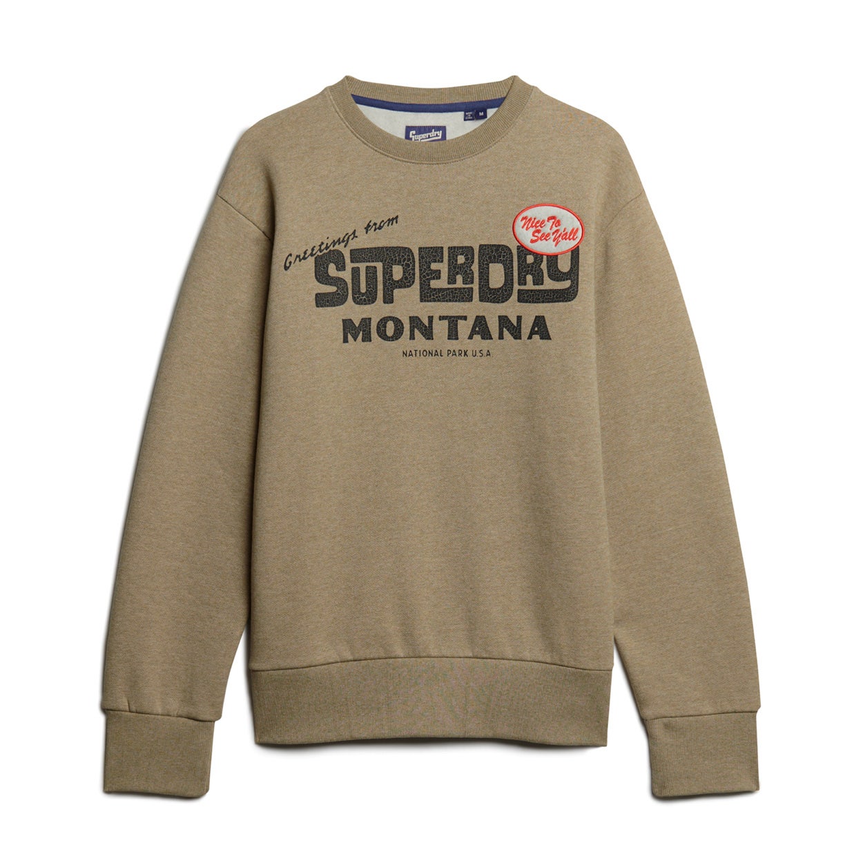 Superdry Travel Postcard Graphic Crew