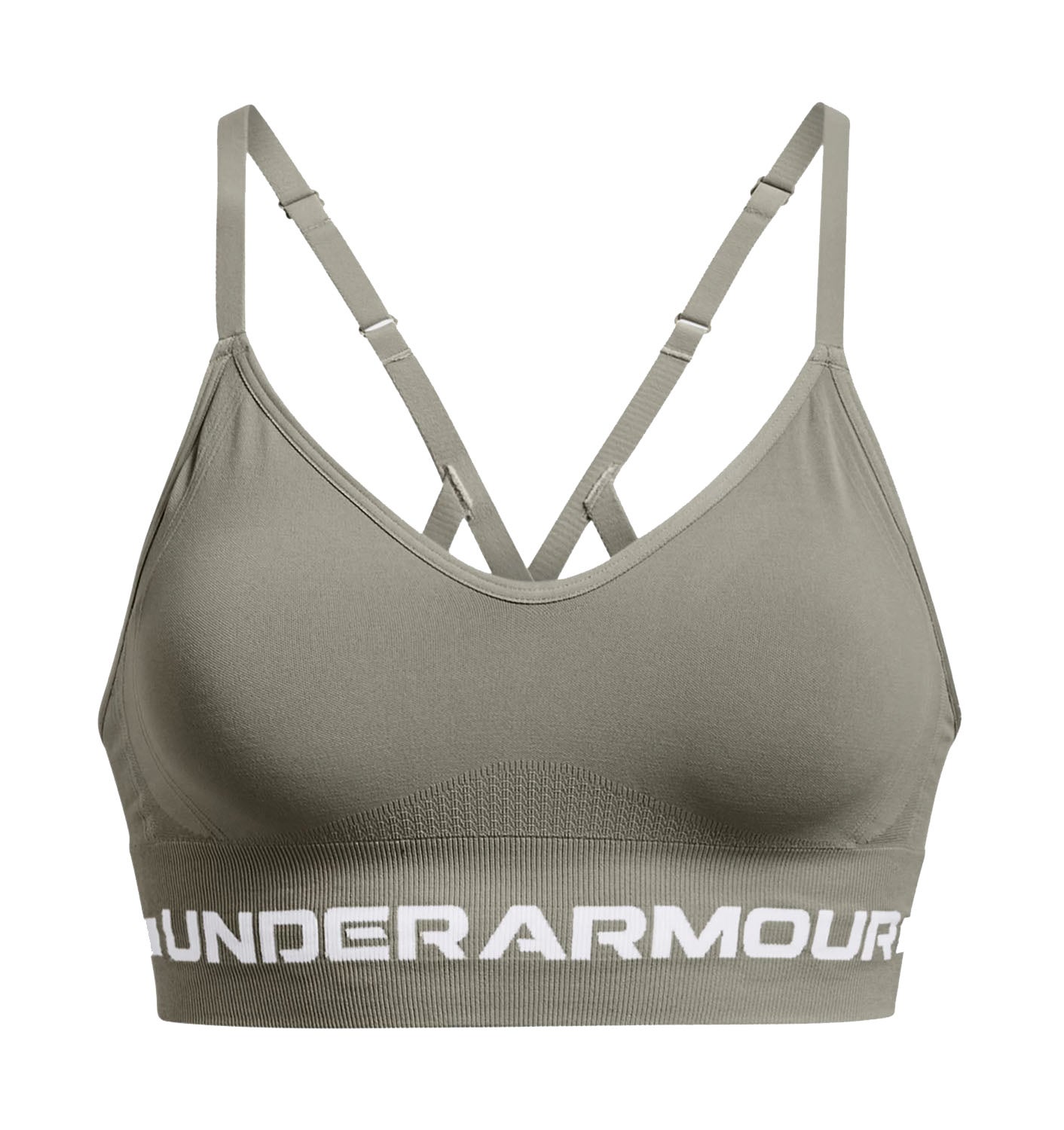 Under Armour UA Seamless Low Long Bra Dames Sportbeha - Maat L