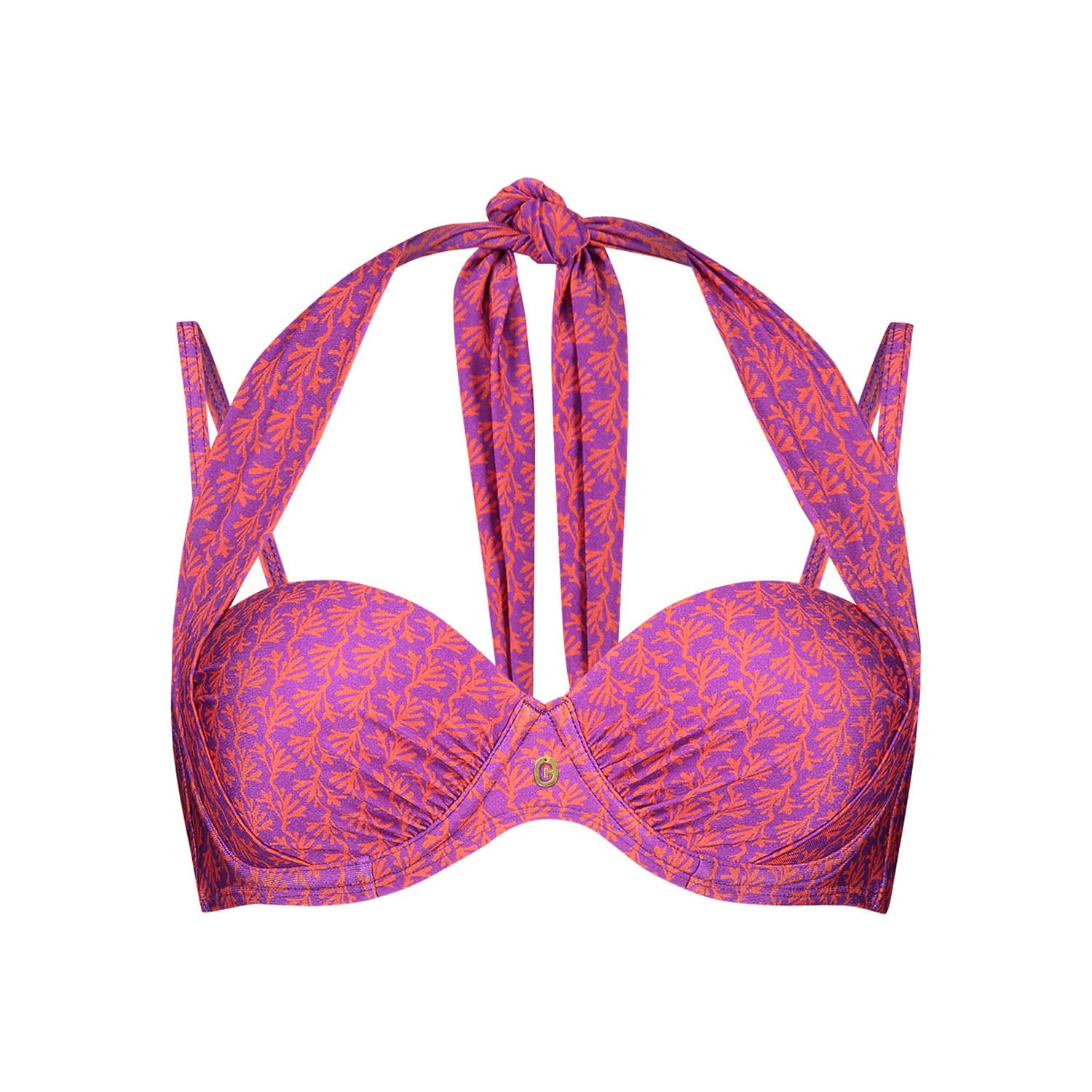 multiway bikini top coral maat 40E (80E)