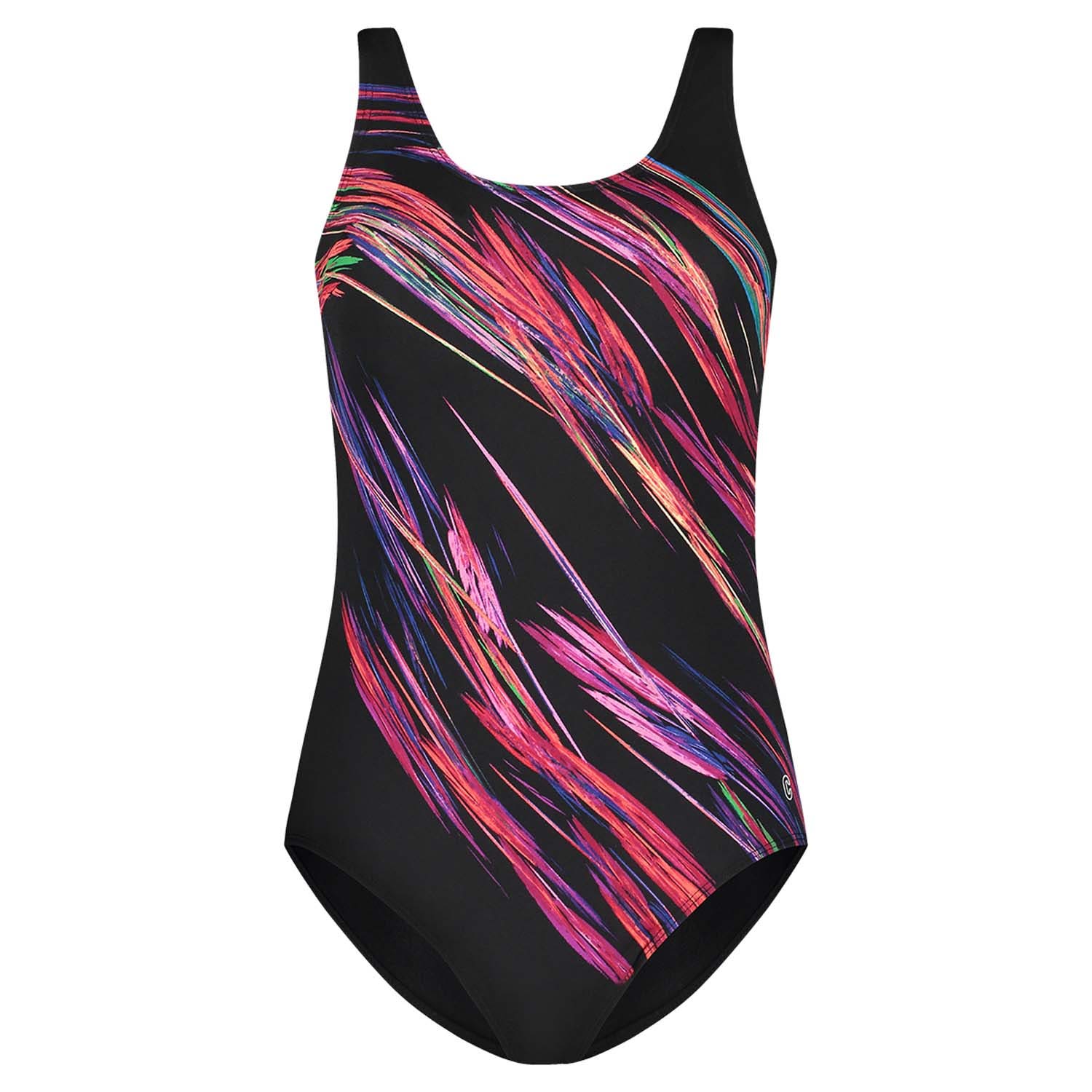 Ten Cate Swim Tweka badpak zwart roze