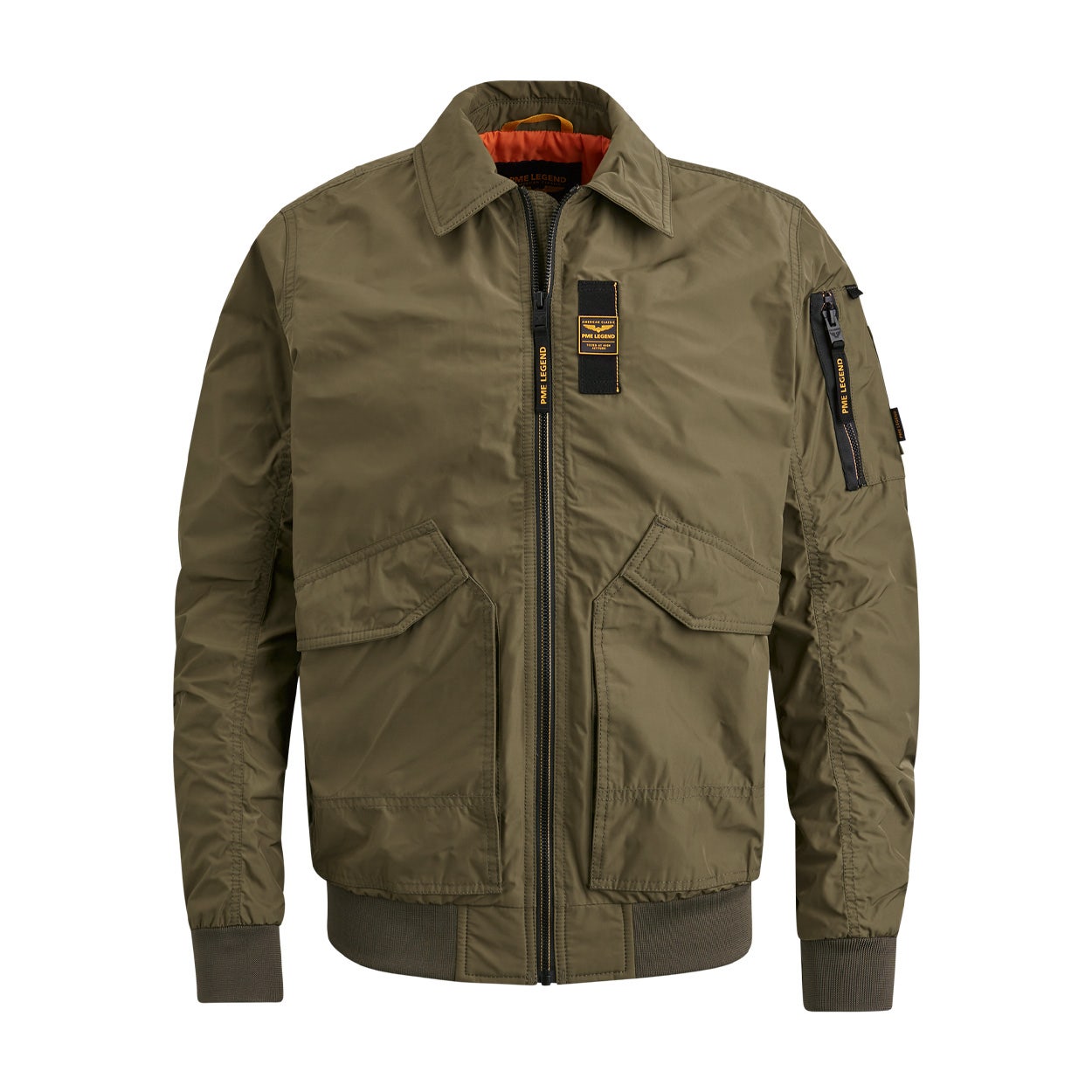 PME LEGEND Heren Jassen Bomber Jacket Glazer Flighter Donkergroen