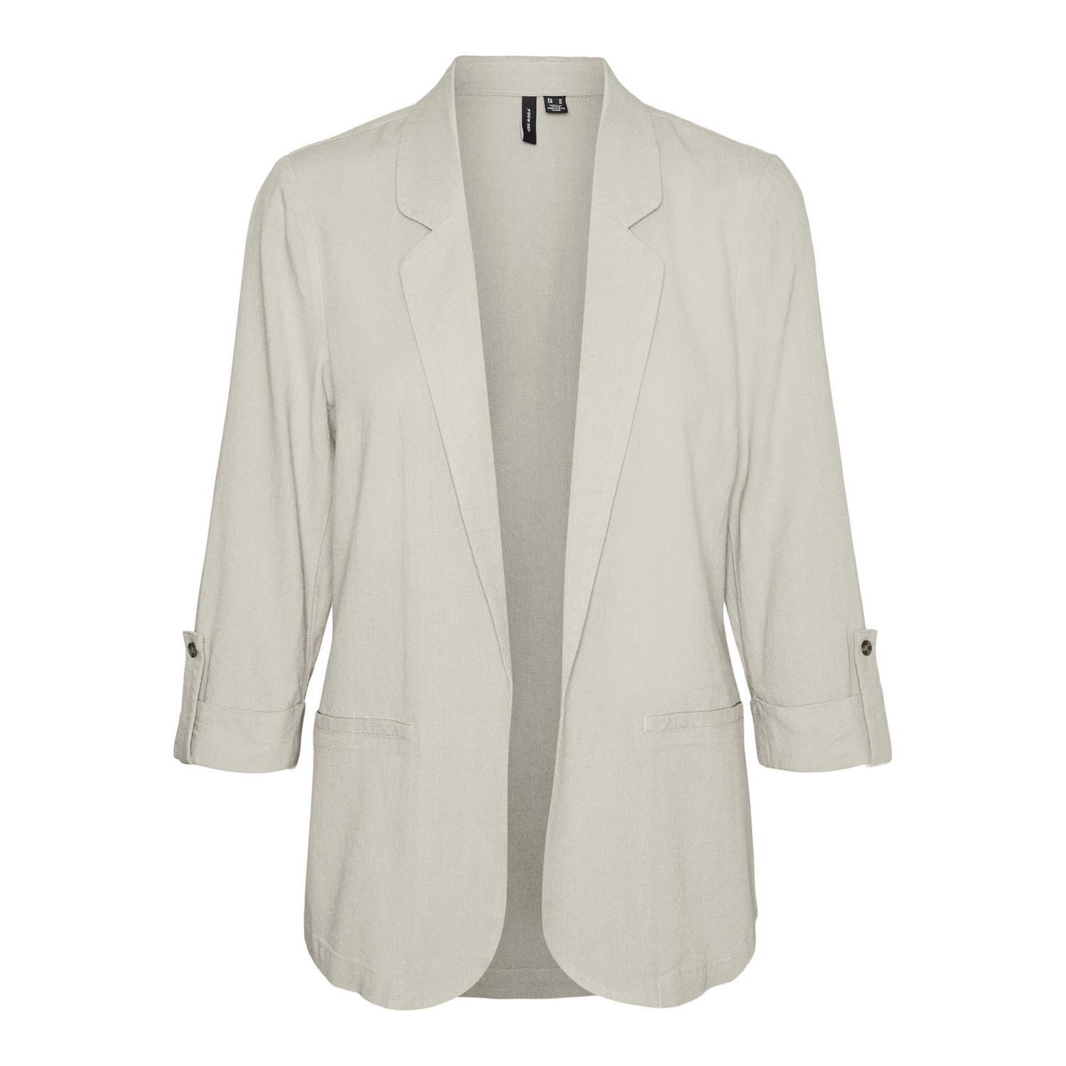 Vero Moda VMJESMILO 34 LOOSE BLAZER - Silver Lini White