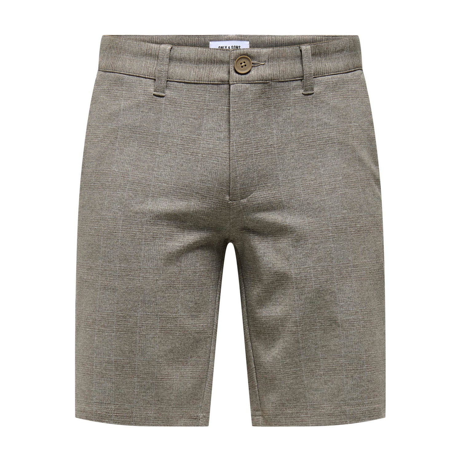 Only & Sons Broek Onsmark 0209 Check Shorts Noos 22028248 Chinchilla Mannen Maat - XL