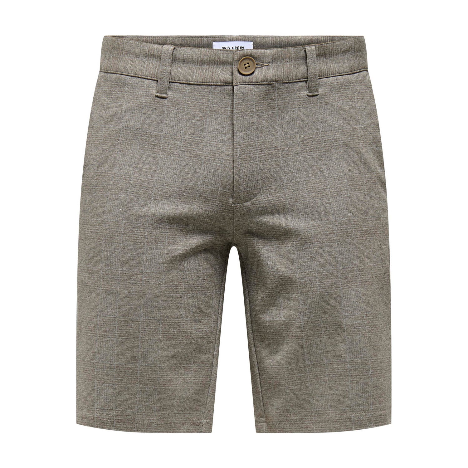 Only & Sons Mark Check Short Heren