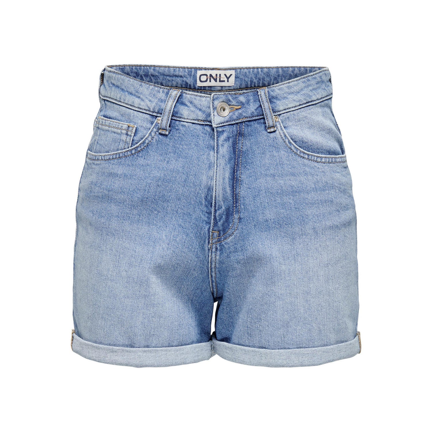 ONLY regular fit short ONLJOSEPHINE light blue denim