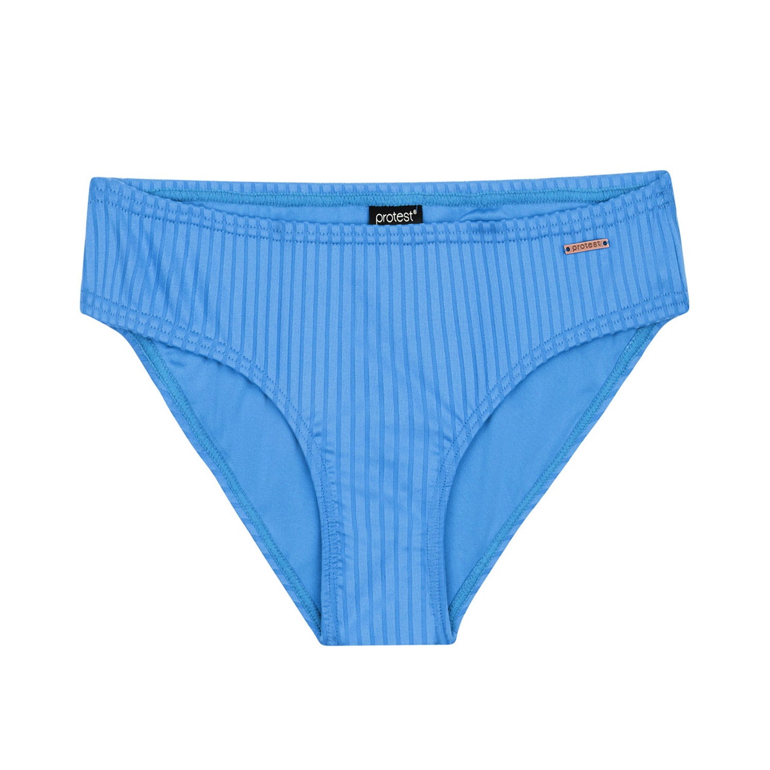 Protest hipster bikinibroekje MIXCELEBAS met ribstructuur blauw