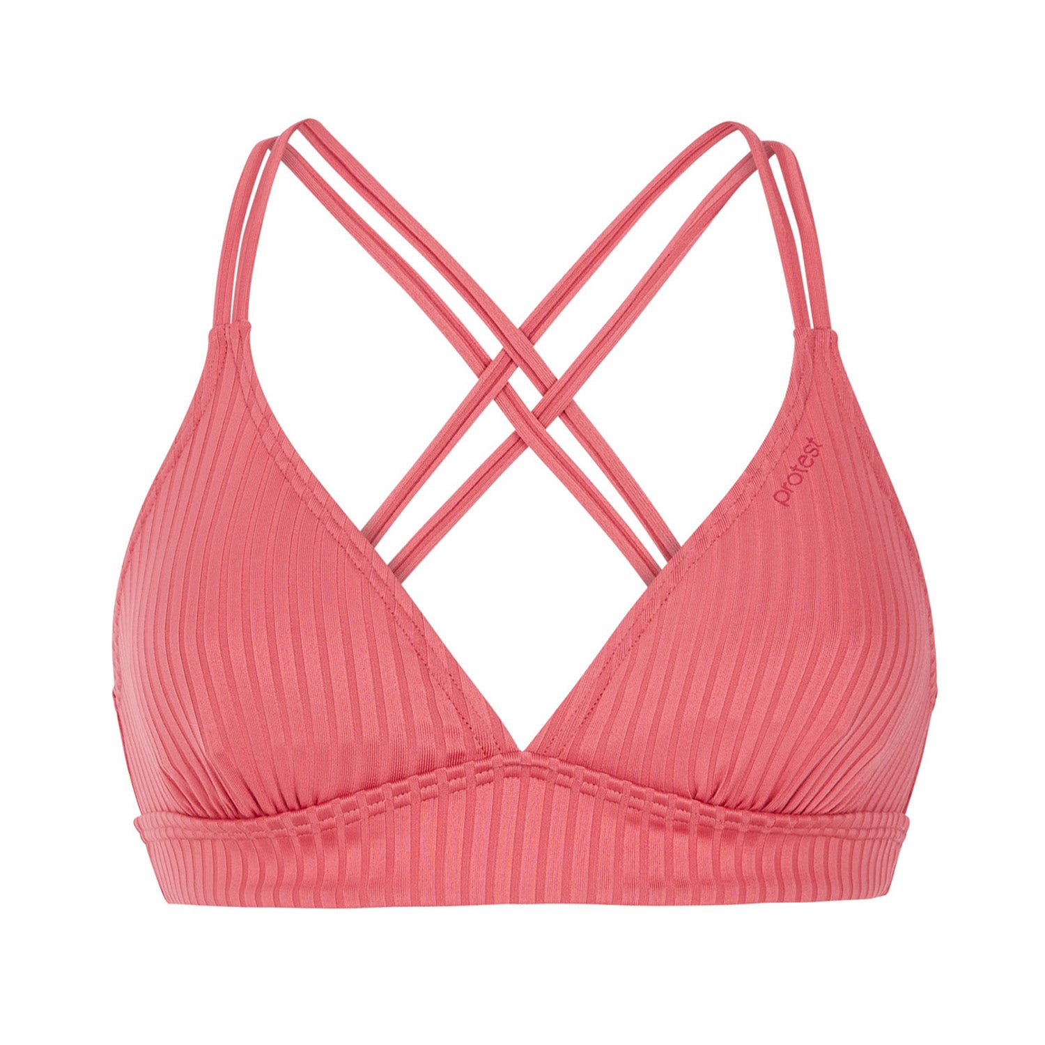 Protest MIXTUNE triangle bikini top - Smooth Pink