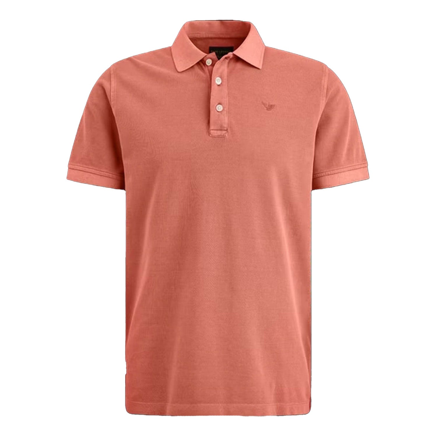 Polo met garment-dye wassing