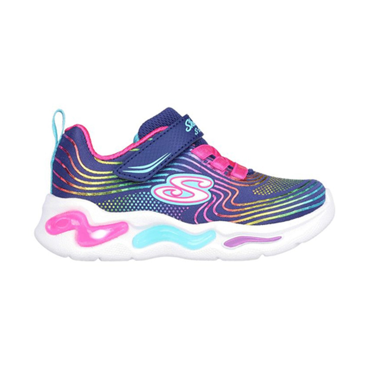 Skechers - WAVY BEAMS - Navy Multi - 25