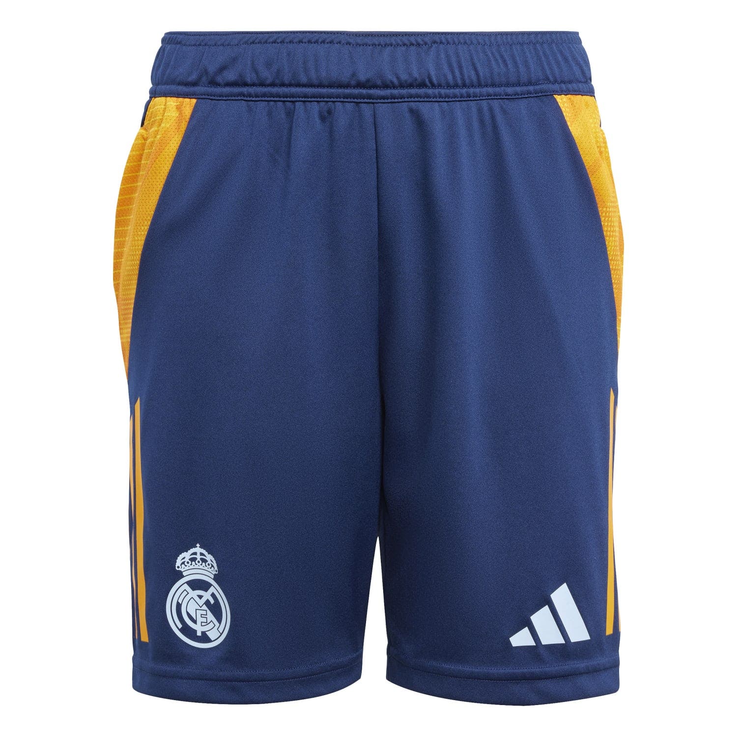 Adidas Perfor ce Junior Real Madrid voetbalshort training Sportbroek Blauw Polyester 164