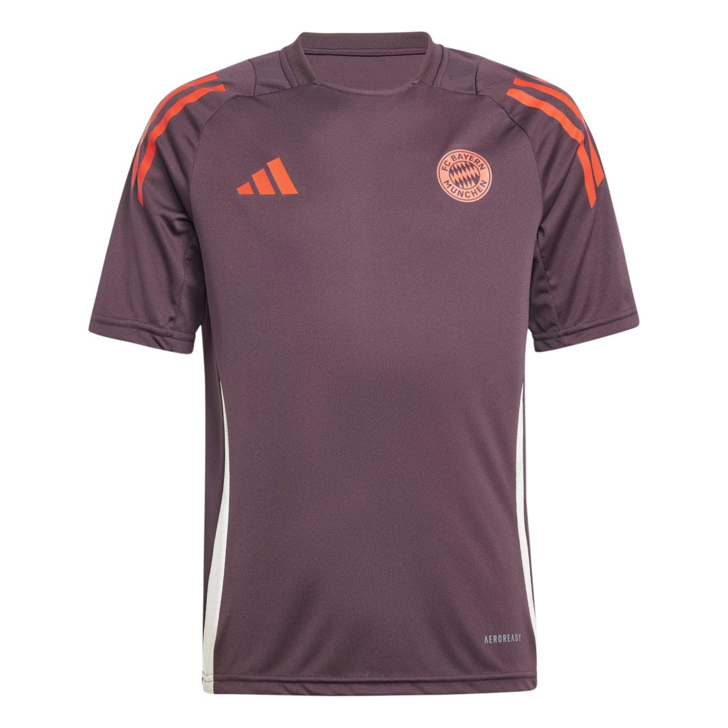 Adidas Perfor ce junior FC Bayern München voetbalshirt training Sport t-shirt Paars Polyester Ronde hals 164