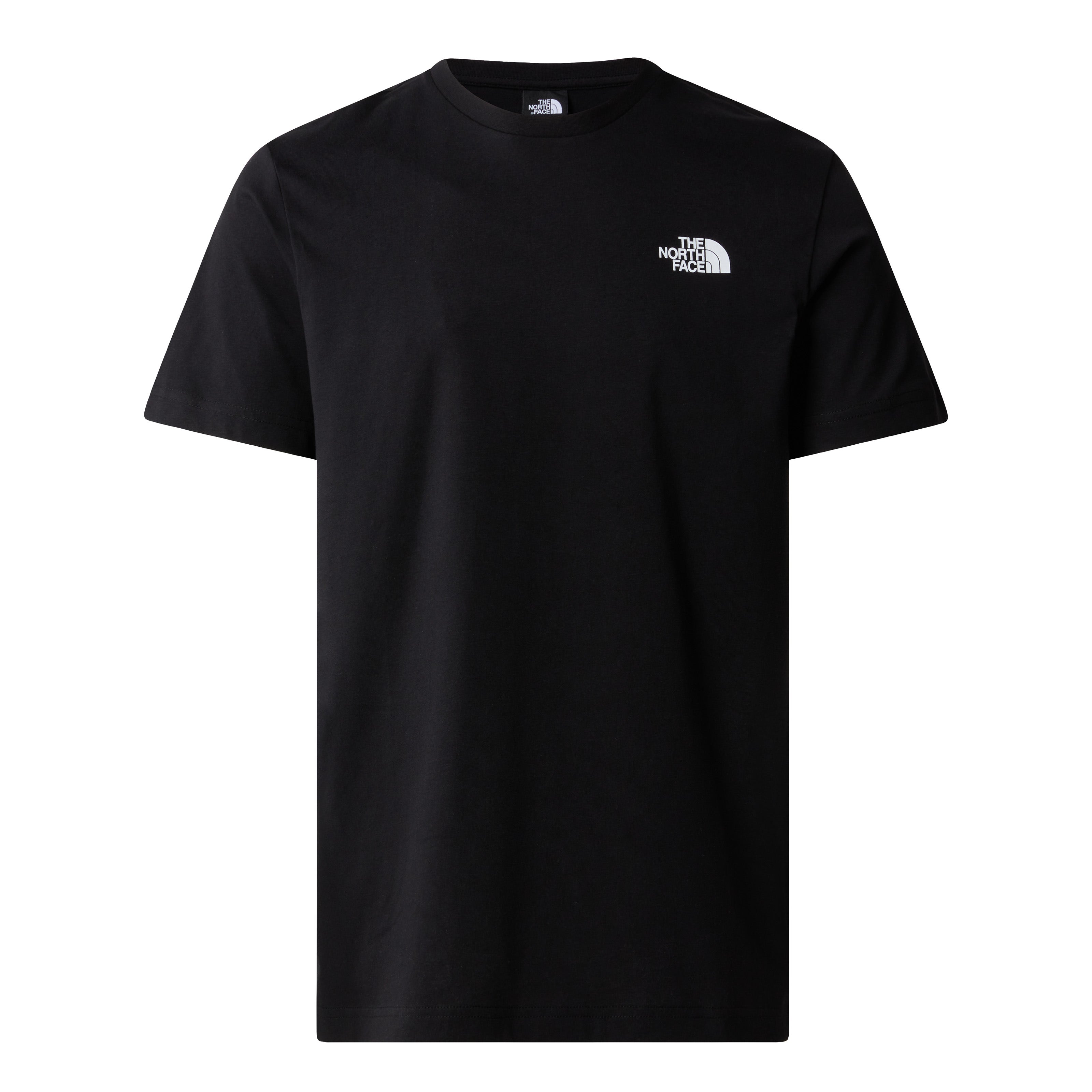 The North Face Katoenen T-shirt voor Mannen Black Heren