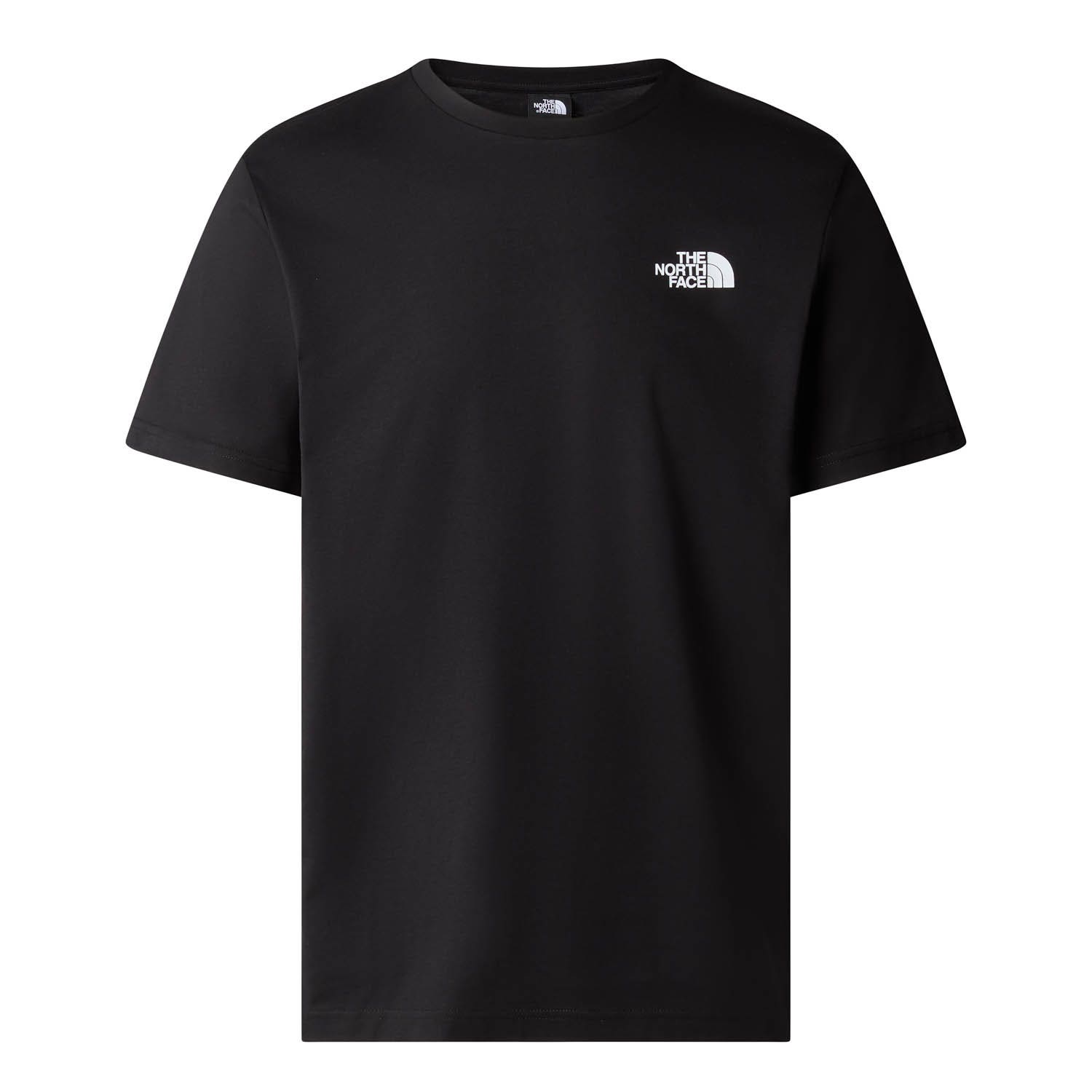 The North Face Redbox Korte Mouw T-shirt voor Mannen Black Heren