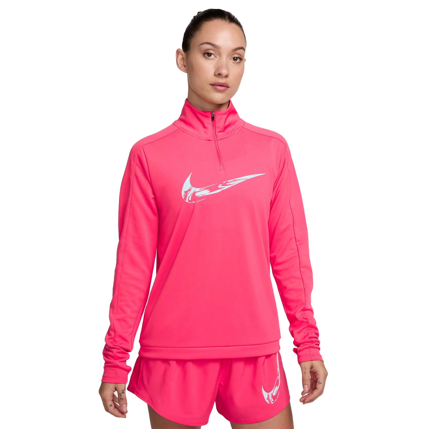 Nike Swoosh Half-Zip Longsleeve Dames