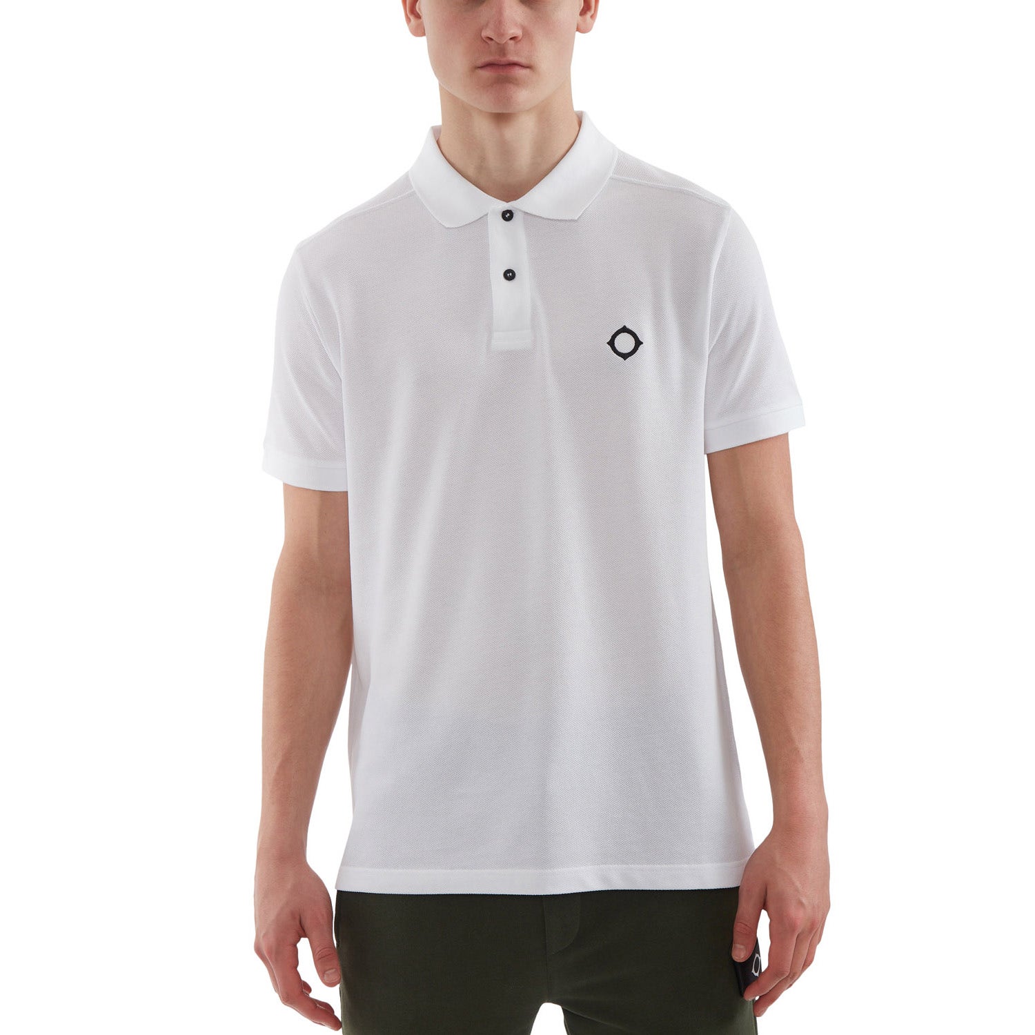 Ma.Strum Heren Polo Wit maat S