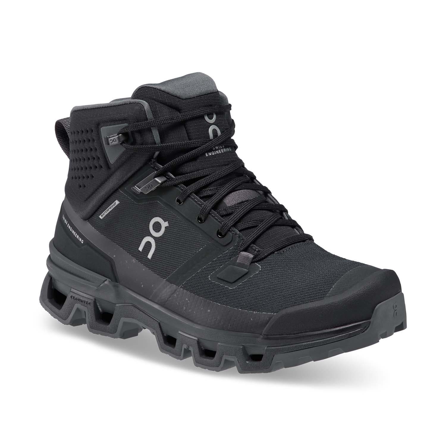 On - Women's Cloudrock 2 Waterproof - Wandelschoenen maat 41, zwart/grijs