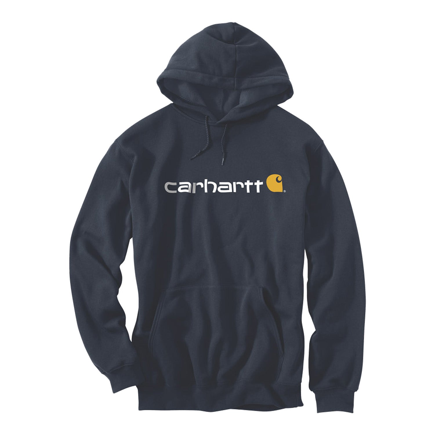 Signature Logo Hooded New Navy Sweatshirt