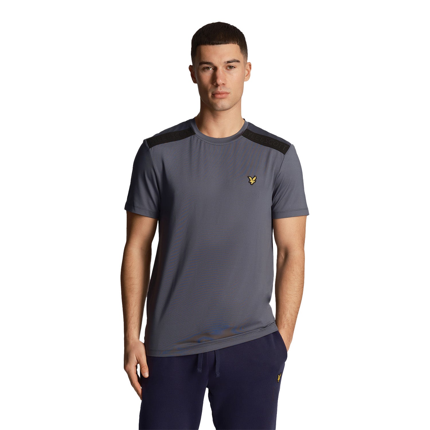 Lyle&Scott Shoulder Branded Tee
