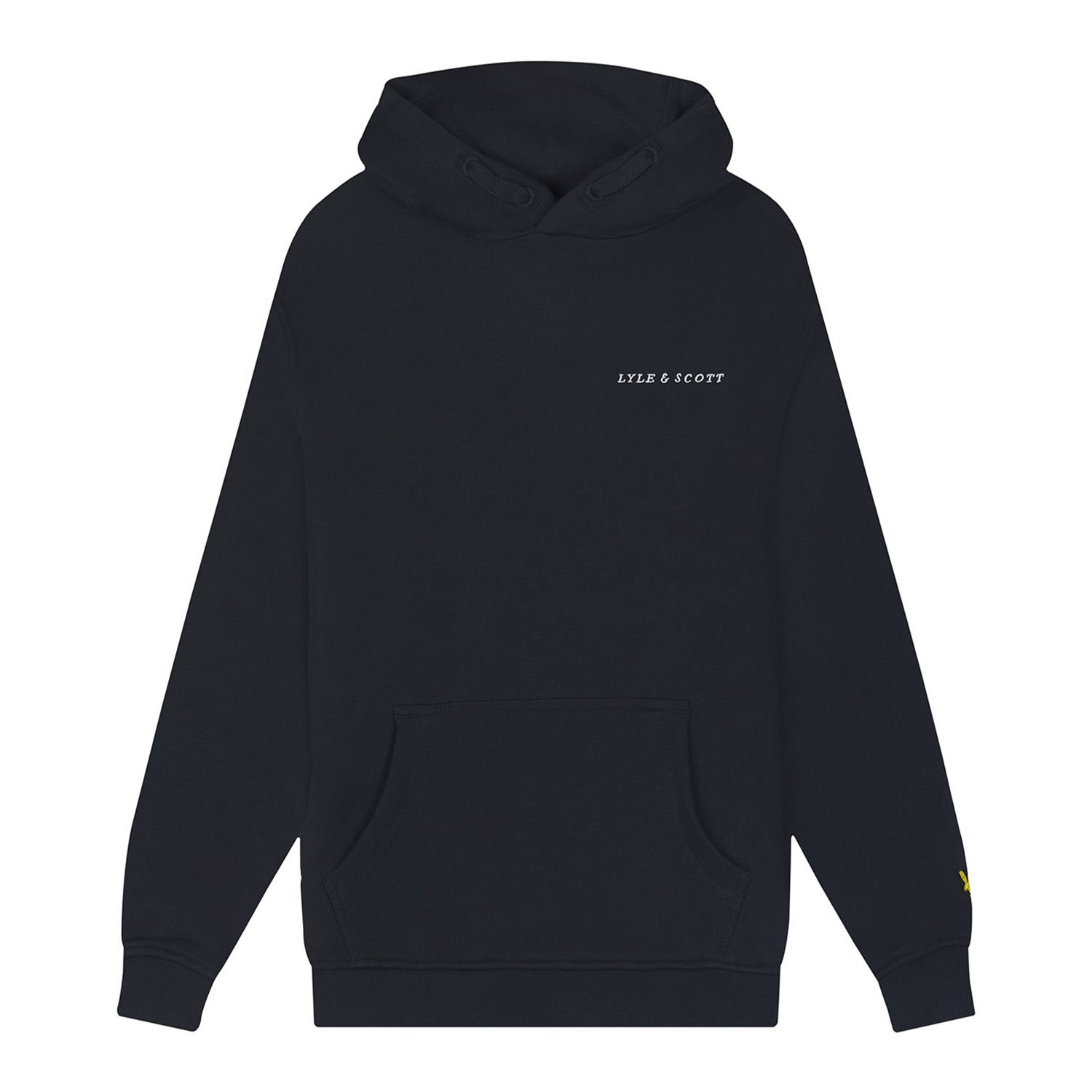 Lyle & Scott Hoodie Script - Donker navy blauw