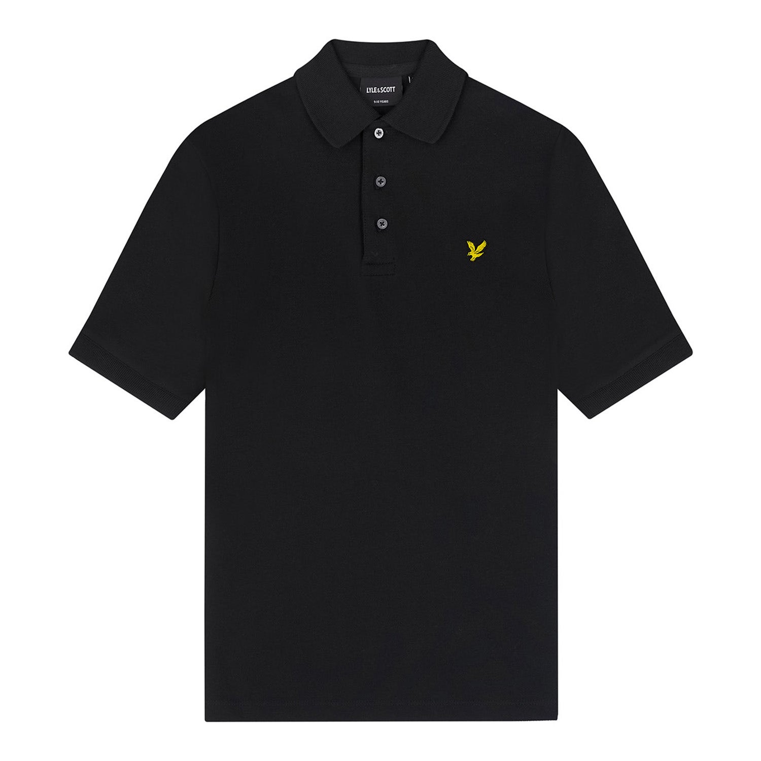 Lyle & Scott polo SPB2000V zwart Jongens Katoen Polokraag Effen 170 176