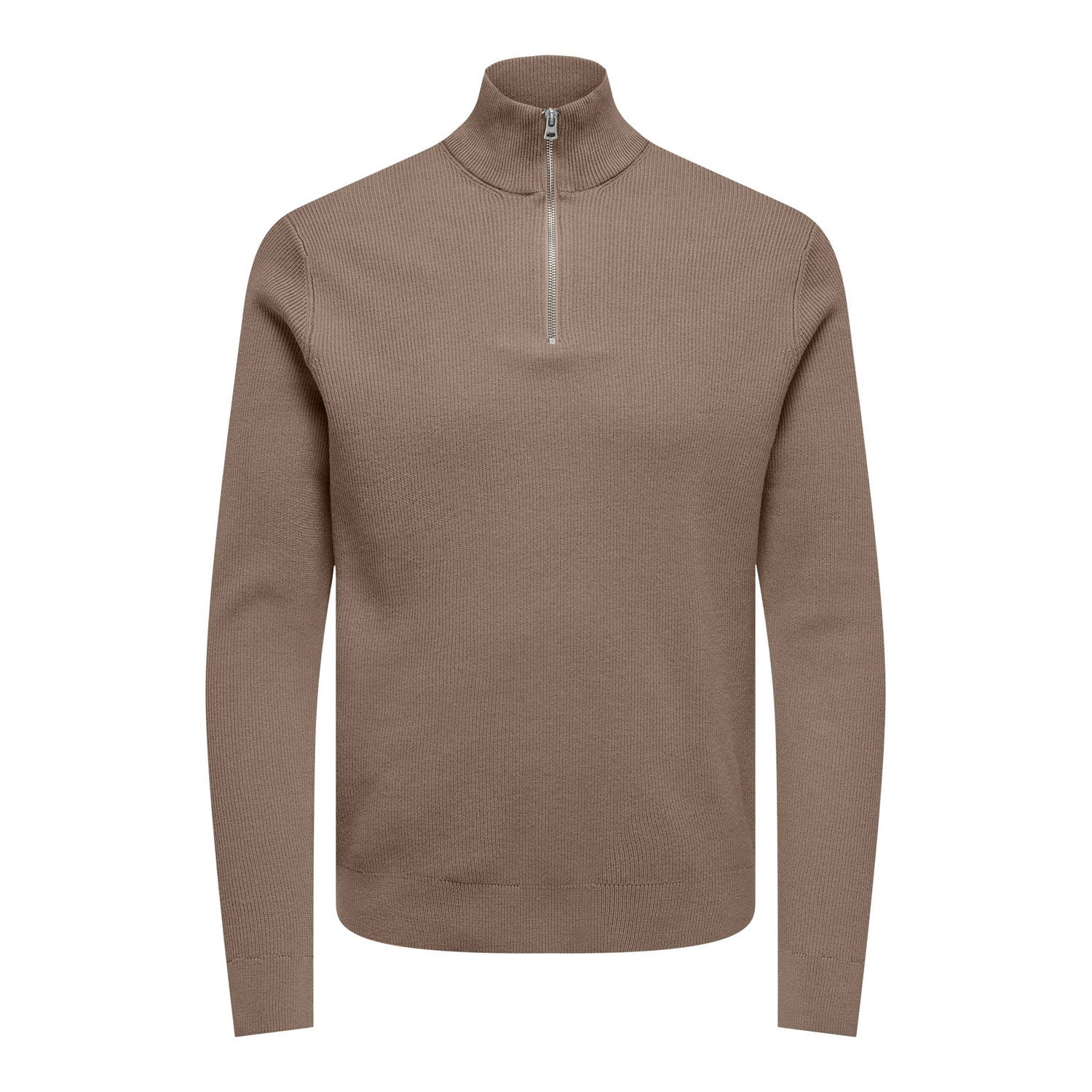 Only & Sons Regular fit gebreide pullover met opstaande kraag model 'PHIL'