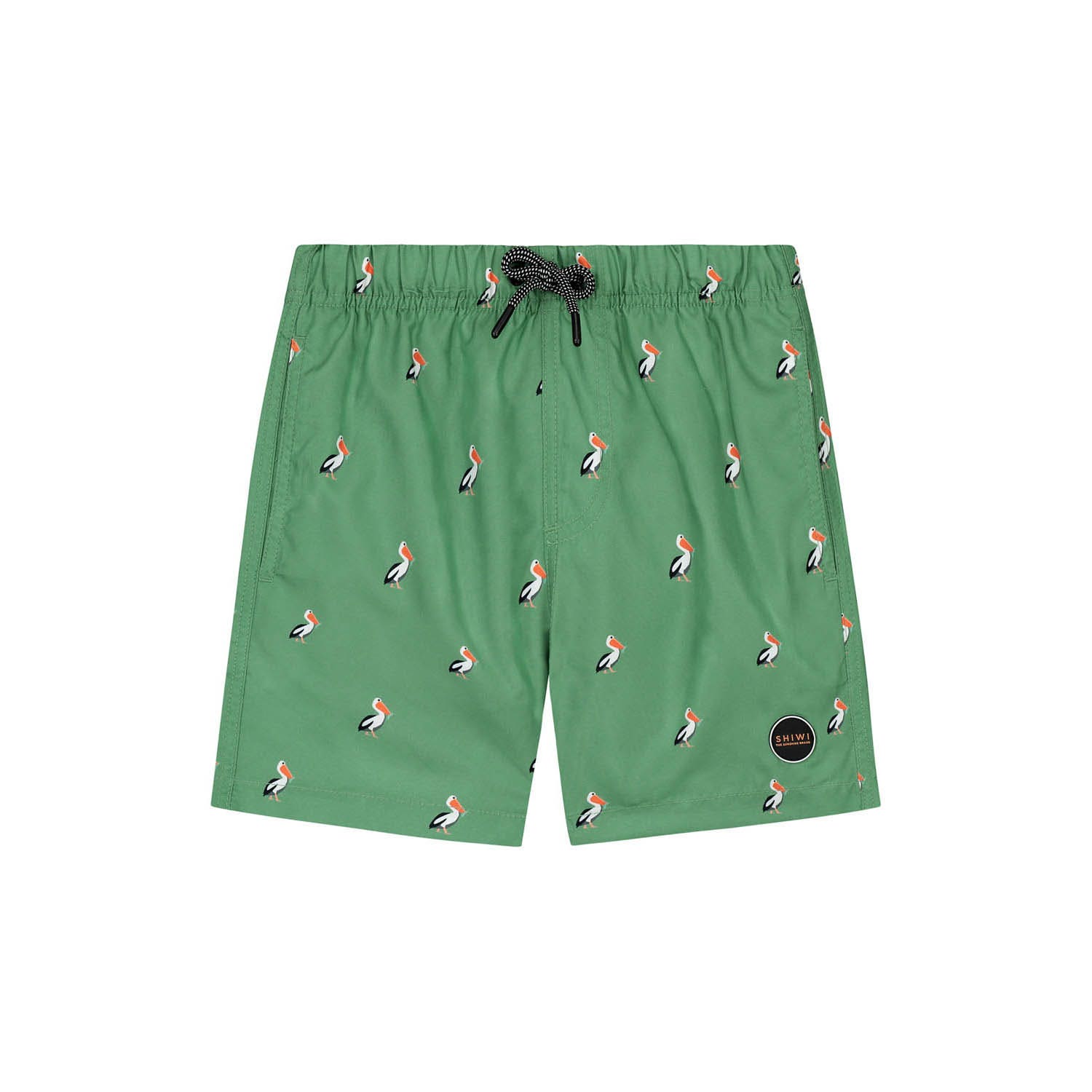 Shiwi zwemshort groen Jongens Gerecycled polyester All over print 170 176