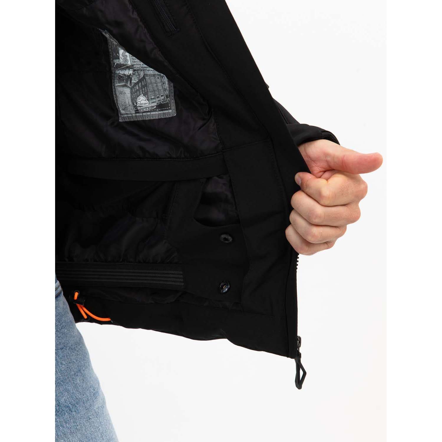 FALCON - boris - Jack ski heren - Zwart