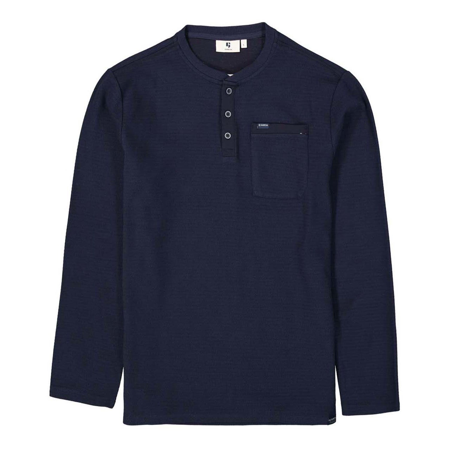 Donkerblauwe longsleeve