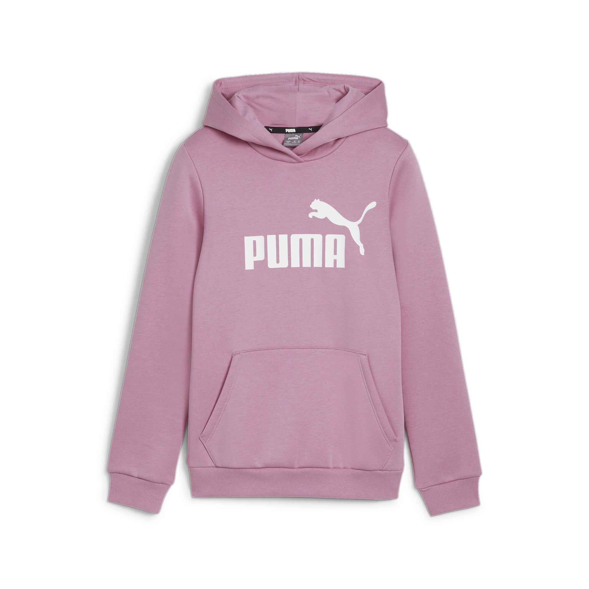 Puma sweater met logo lichtroze Meisjes Katoen Capuchon Logo 128