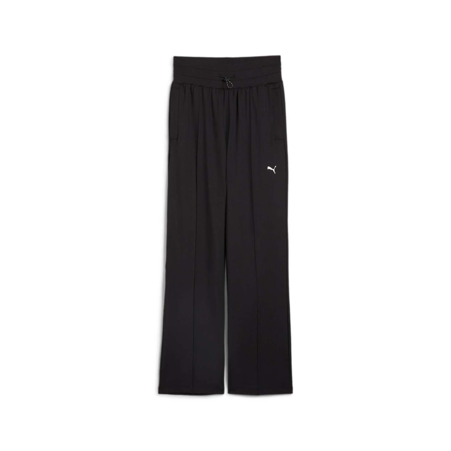 PUMA CLOUDSPUN HW WIDE LEG PANT Dames Sportbroek - Puma Black - Maat M