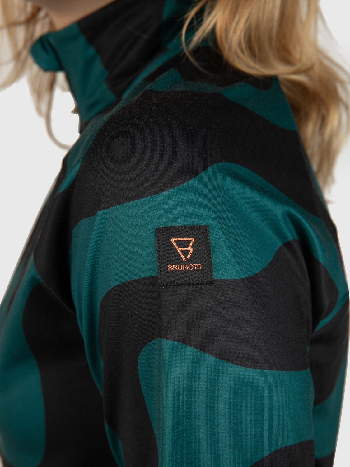 Brunotti Galena-Groovy Dames Fleece Pully - Groen -