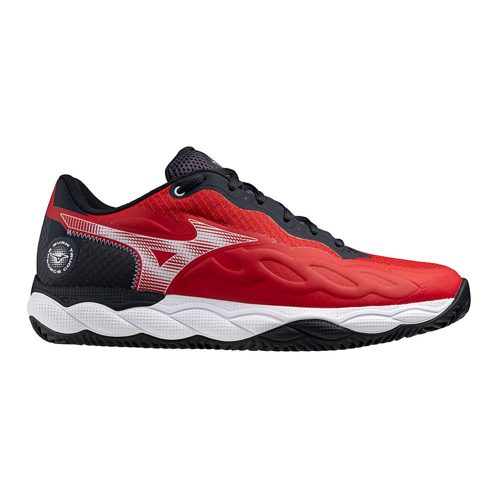 Mizuno Padelschoen Tennisschoen Wave Enforce Court Heren Rood Zwart