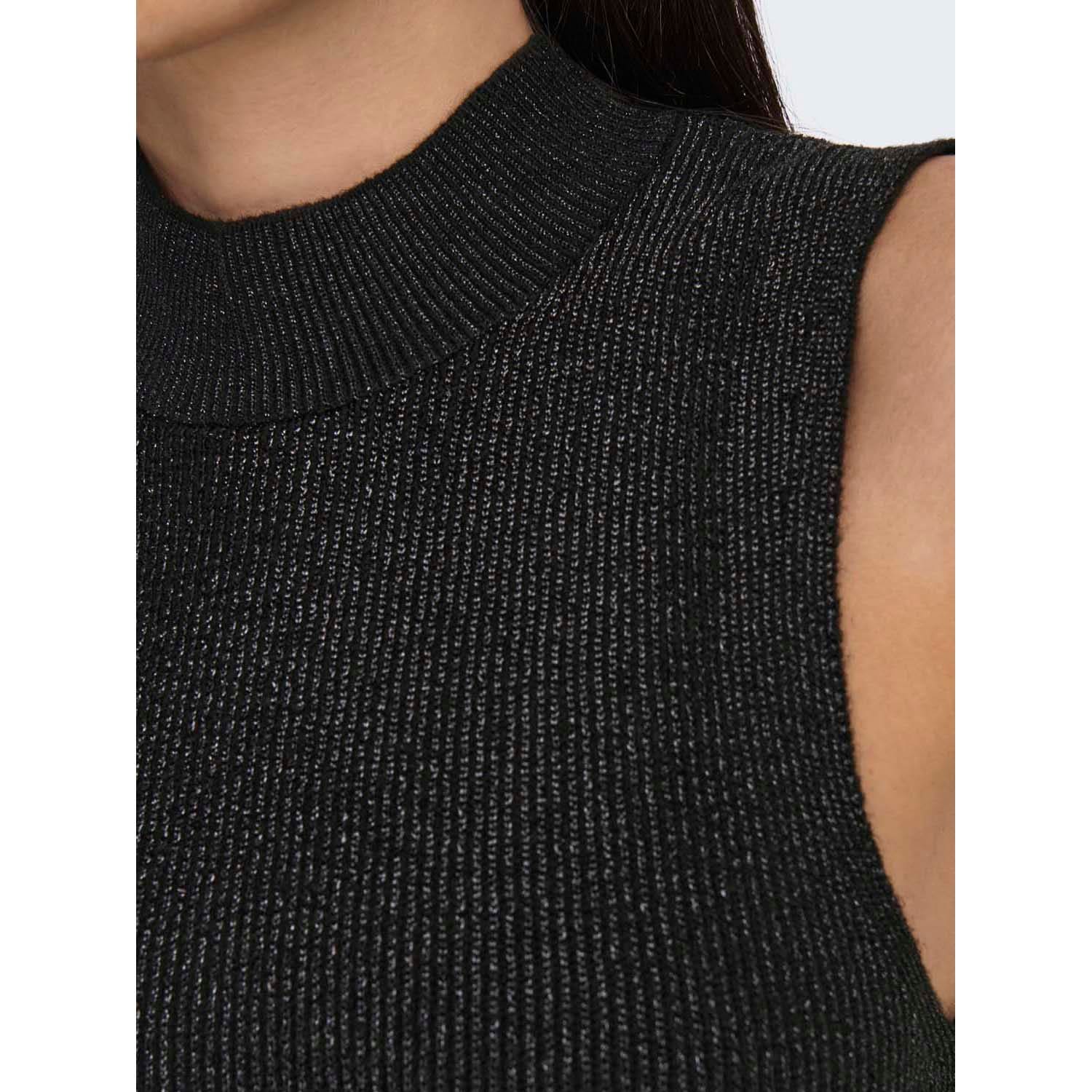 Only Onlninna Sl Glitter Highneck Knt