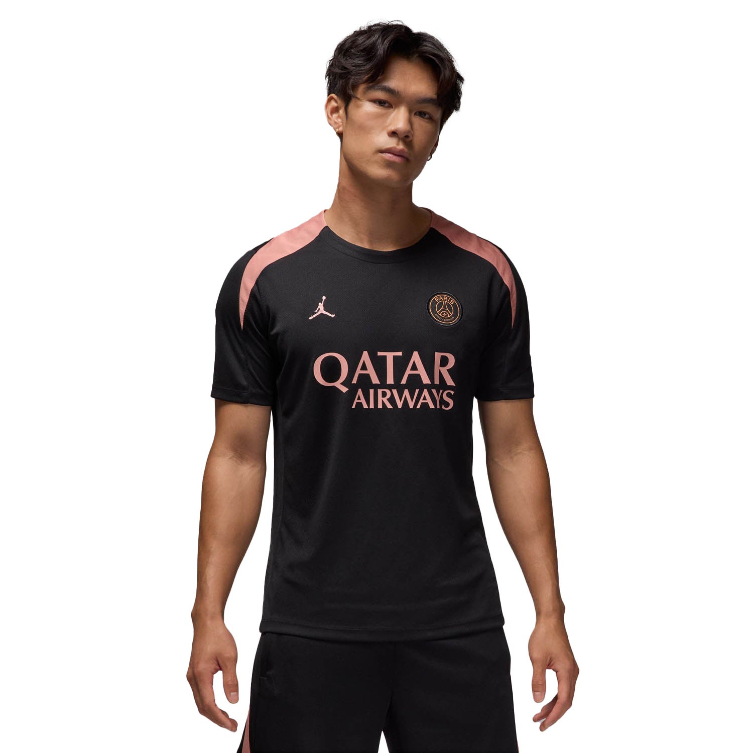 NIKE - psg m nk df strk ss top k3r - Zwart