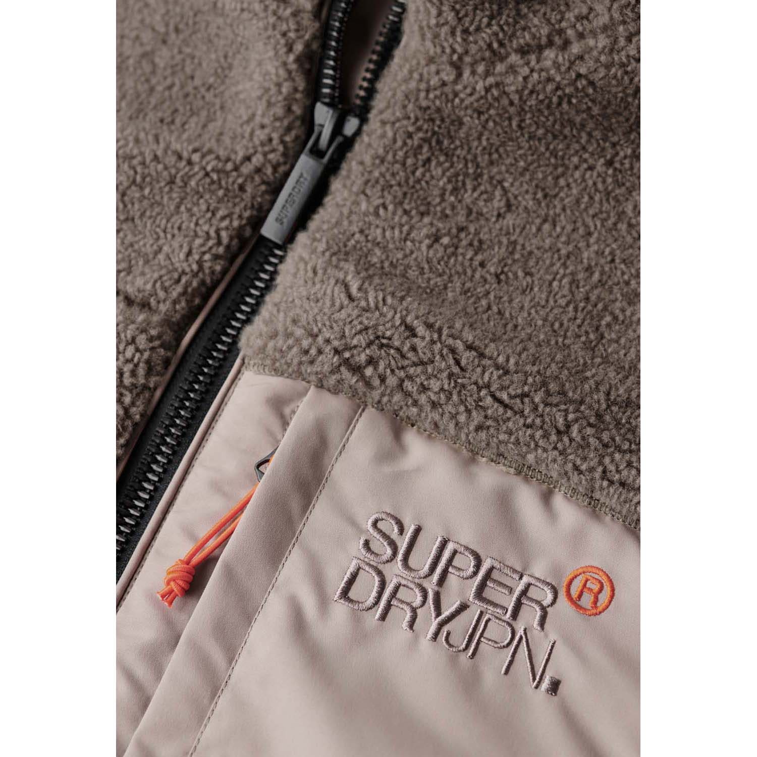 Superdry RELAXED FLEECE TREKKER JACKET Heren Jas - Maat XL