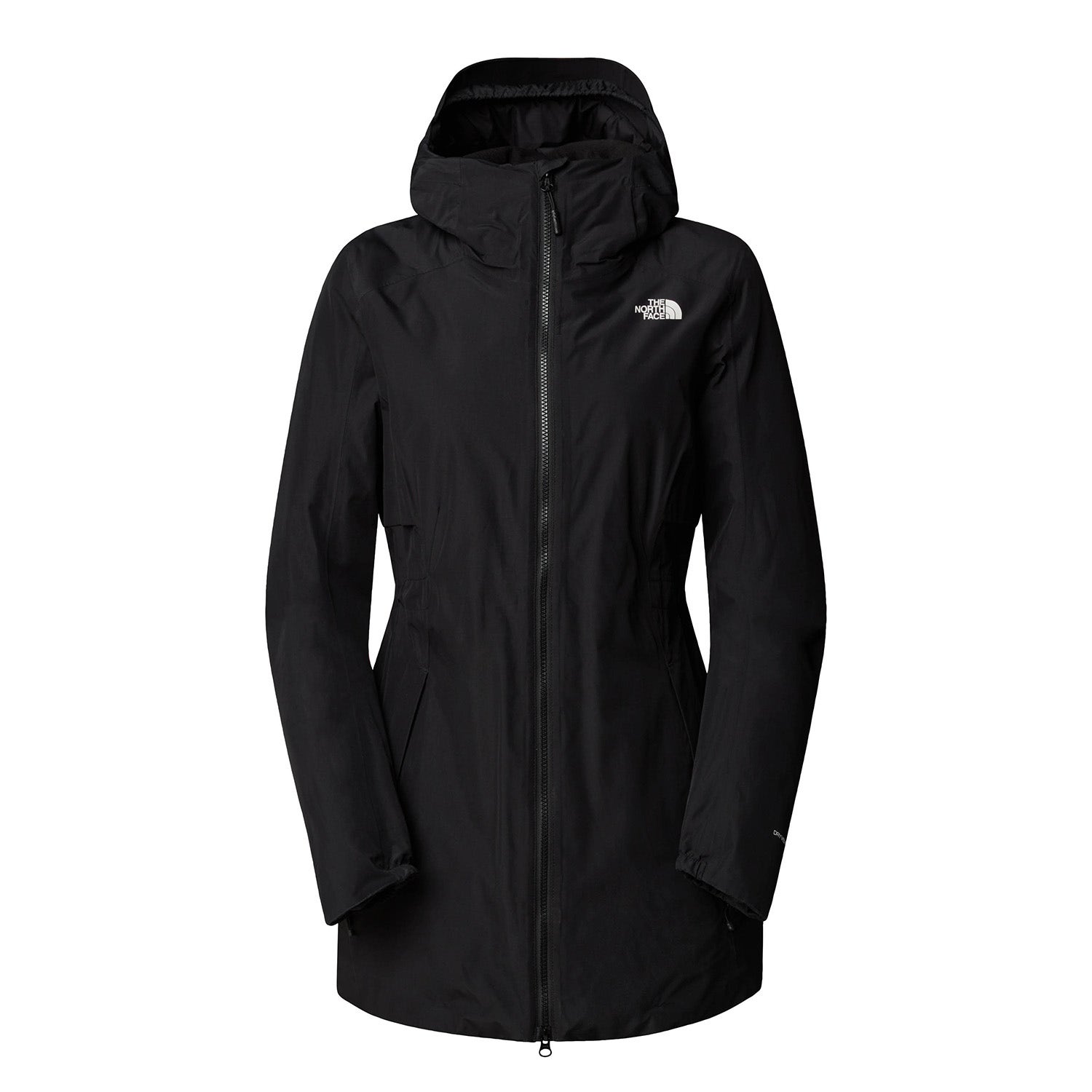 The North Face Gewatteerde lange jas met labelprint model 'Hikesteller'