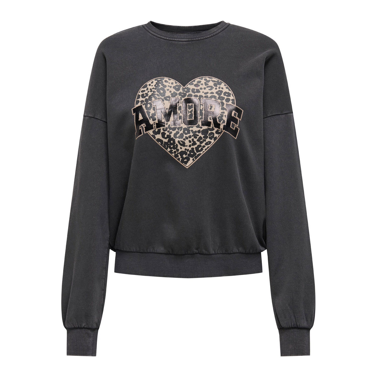 Only Sweatshirt ONLLAUREN L S LEO O-NECK CC SWT