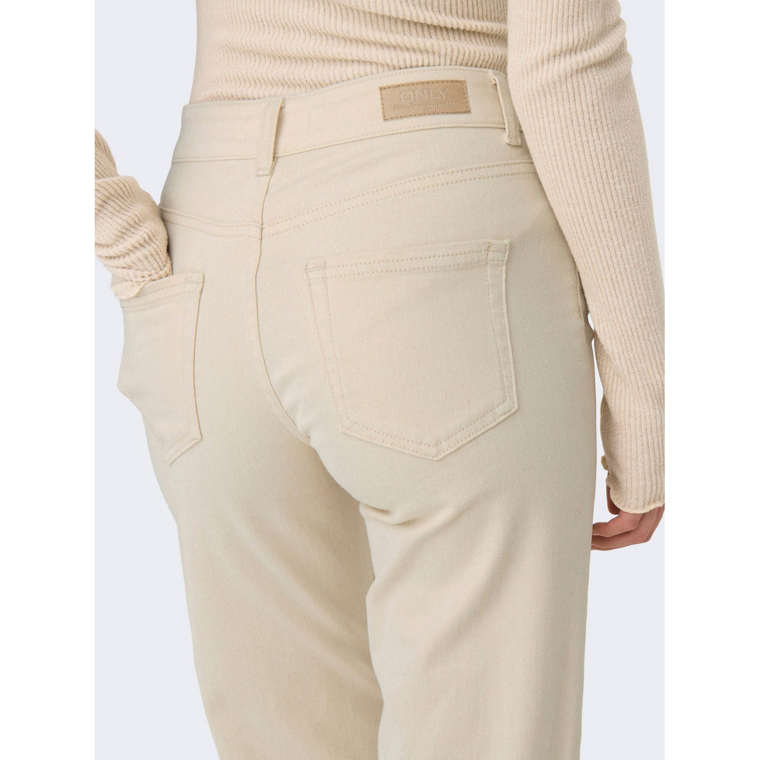 ONLY - ONLBLUSH MID STRAIGHT DNM DOT NOOS - Dames - Jeans