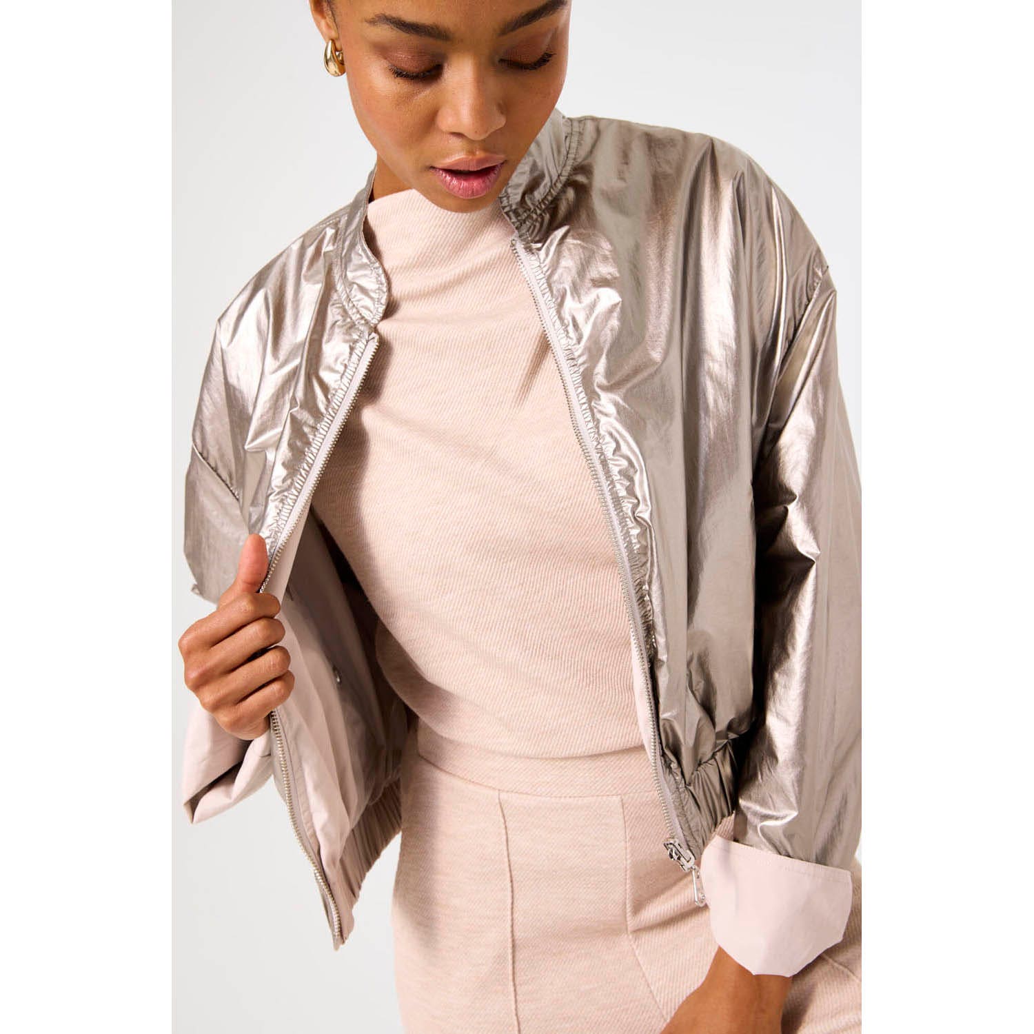 Garcia Jas Bomber Gj500203 5774 Sandstone Dames Maat - L