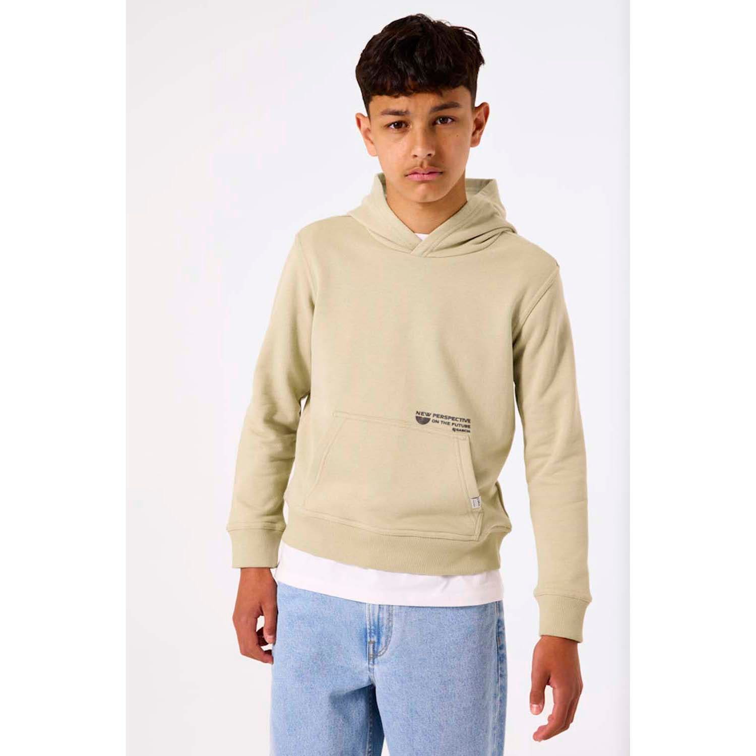 Lichtgroene hoodie