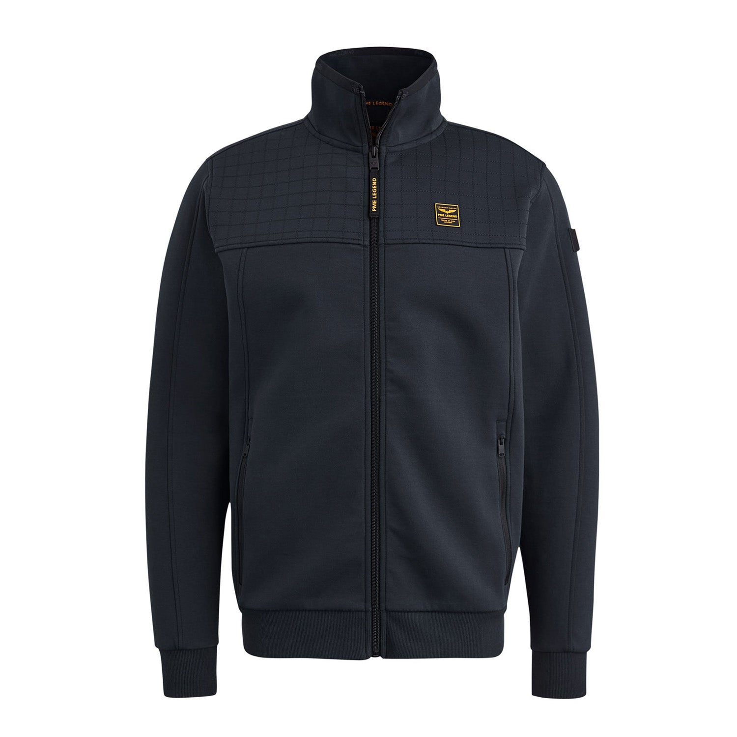 PME LEGEND Heren Jassen Zip Jacket Spacer Look Sweat Blauw