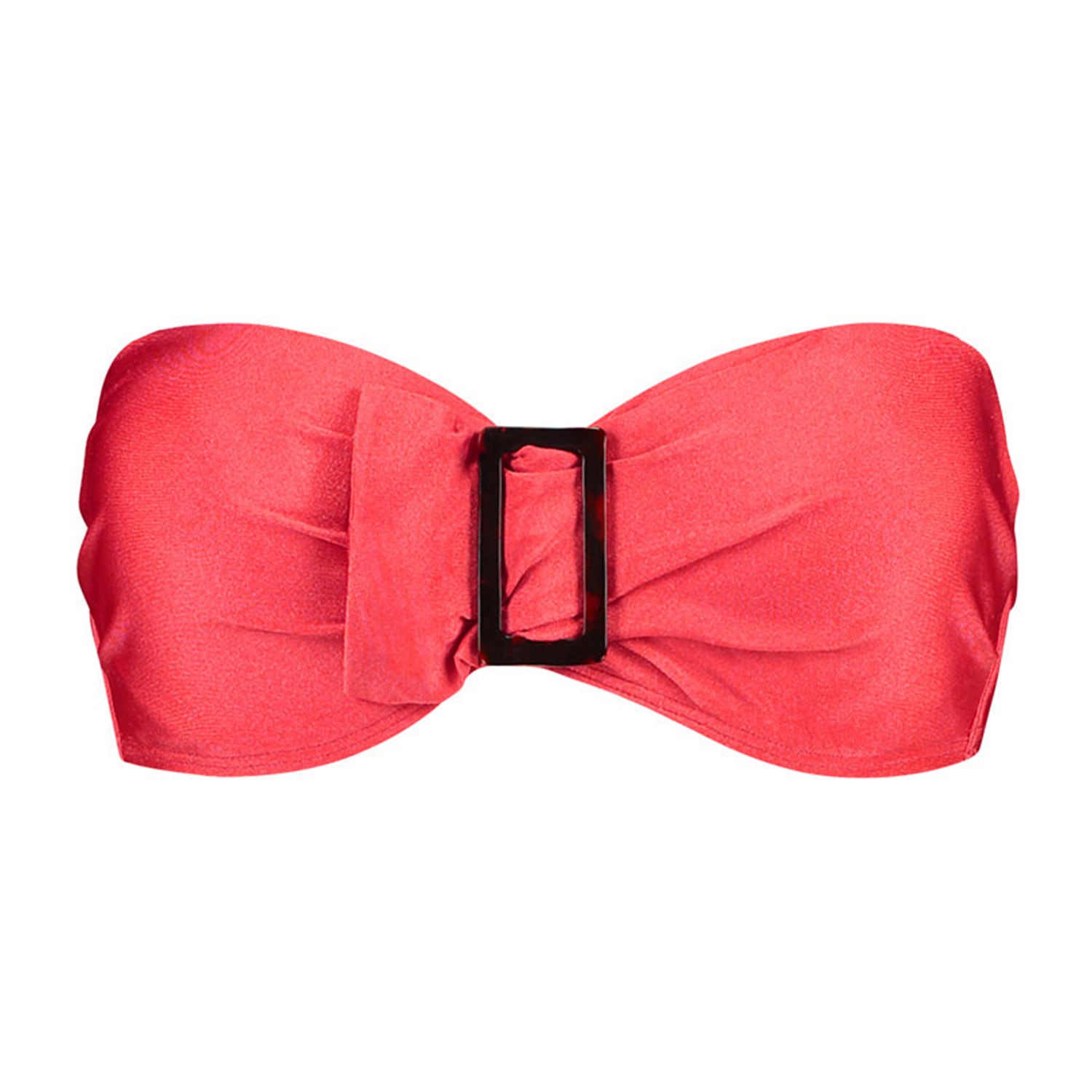 Beachlife voorgevormde strapless bandeau bikinitop rood