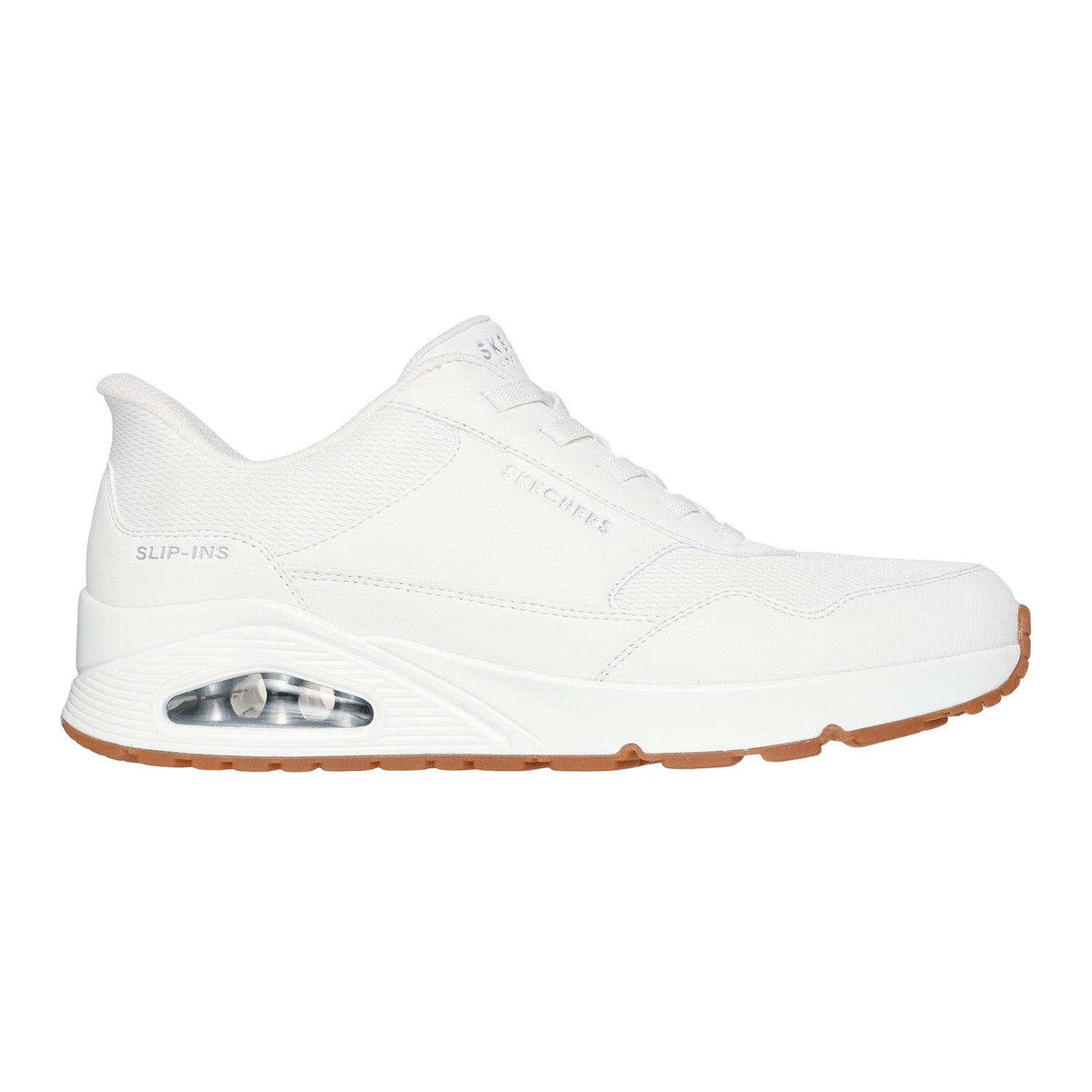 Skechers Instapper Hands-Free Slip-Ins 183022/WHT Uno Banksia Wit