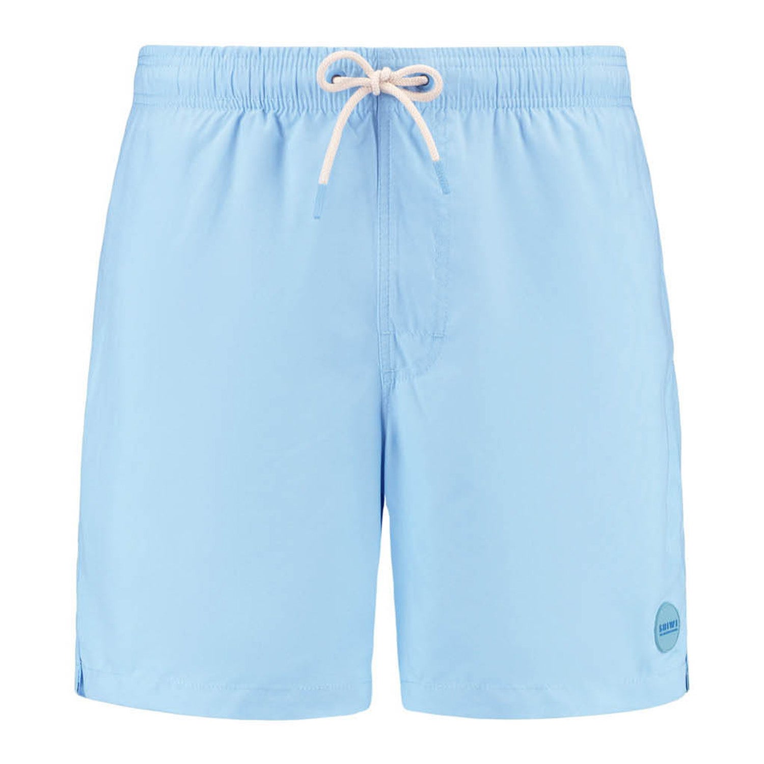 SHIWI Heren Zwembroeken Men Mike Swim Shorts 7 Inch Solid Lichtblauw