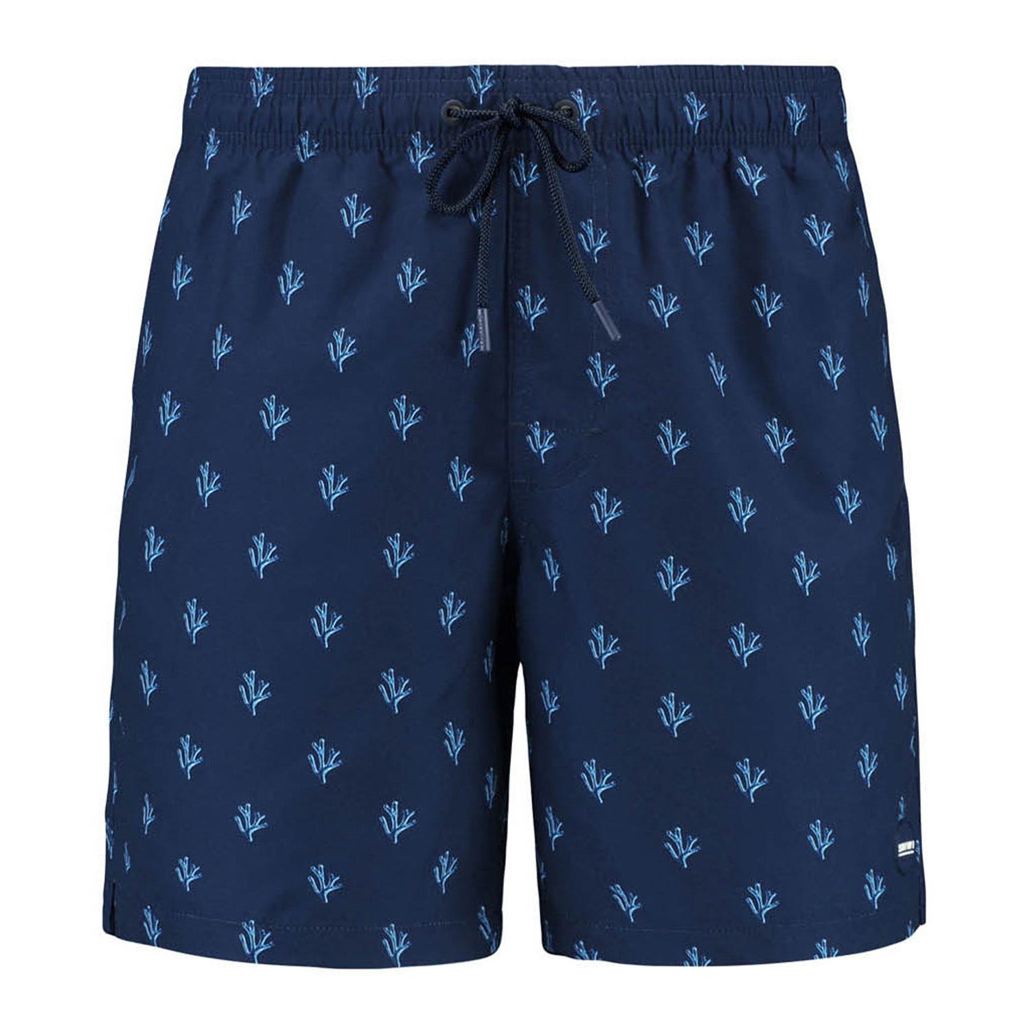 SHIWI Heren Zwembroeken Men Mike Swim Shorts 7 Inch Sketched Coral Zwart