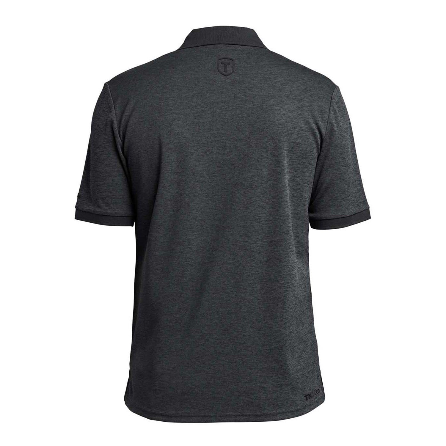 Tenson TXlite Melange Polo 465018060 - Zwart - 3XL