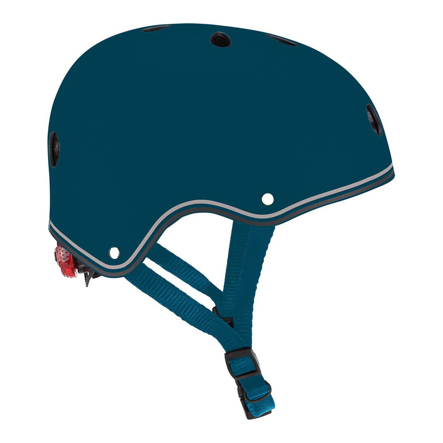 GLOBBER - fiets helm voor kinderen - Helmet Primo Lights (48-53 cm) -blauw