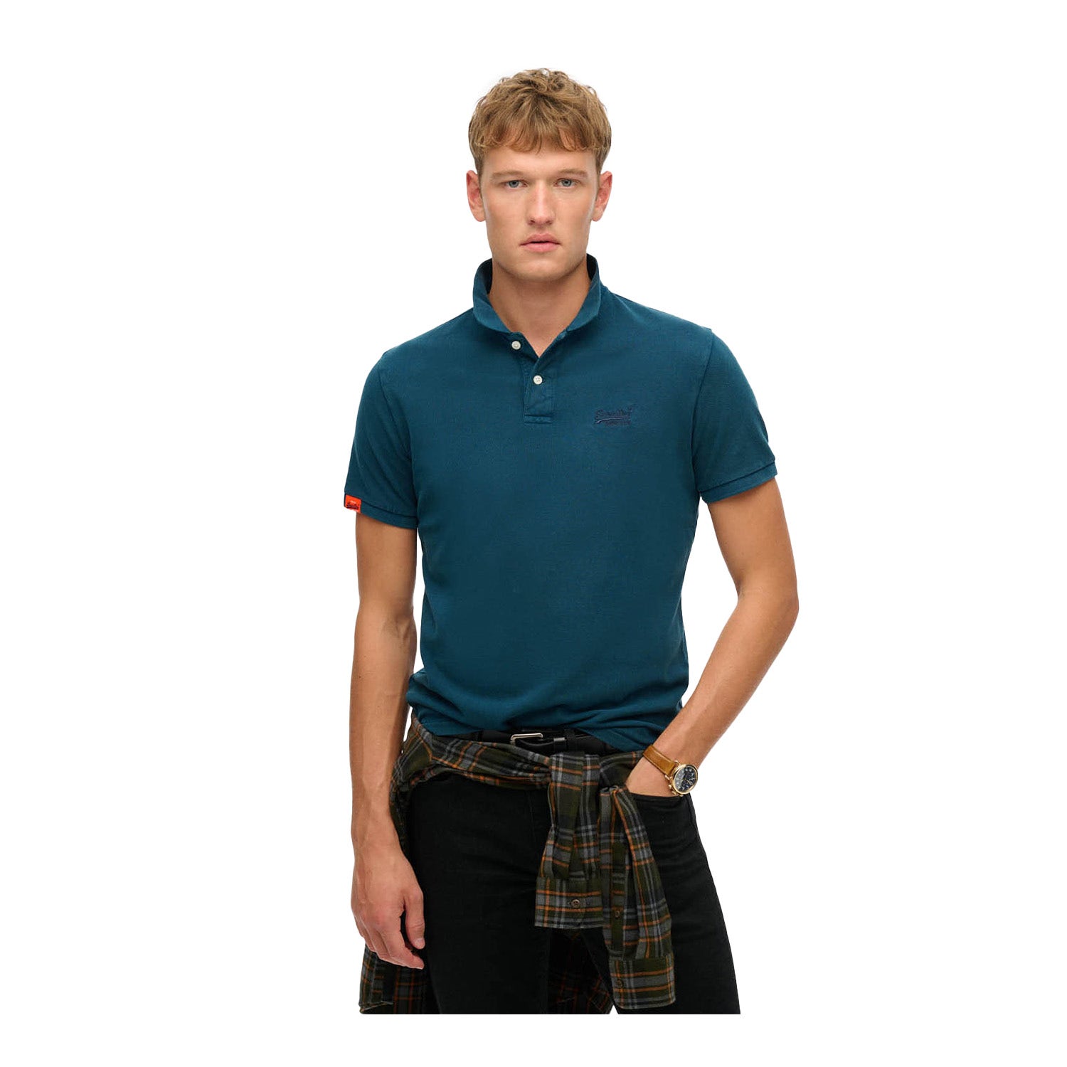 Superdry Polo Shirt Korte Mouw Vint Destroy-poloshirt