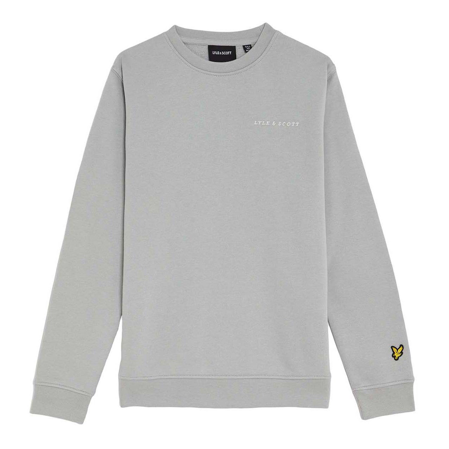 LYLE & SCOTT Jongens Truien & Vesten Script Embroidered Sweatshirt Grijs